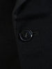 1930s 1940s S/B Peak Lapel Black Doeskin Wool Dinner Jacket DJ 38R