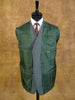 Airey & Wheeler Savile Row Lightweight Green P/Stripe Suit 43R