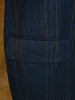 1972 Bespoke Heavyweight Dark Blue Wool Twist Suit 44R