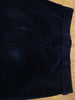 1970s Vintage Navy Blue Velvet Evening Suit 38R