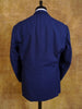 1999 Henry Poole Savile Row Bespoke Royal Blue Suit w/ 2 pairs trousers 42L