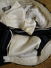 1970s Tailored Black w/ White Pin-Stripe Velvet Suit 38R