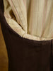 1930s 1940s Brown Pinstripe Worsted Suit 40L