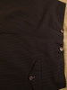 1930s 1940s Brown Pinstripe Worsted Suit 40L