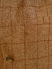 1950s Vintage Bespoke Tan Brown W/P Check Tweed Jacket 45L