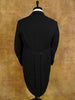 1934 Vintage Bespoke Black Barathea Wool Evening Tailcoat Suit 38R