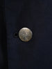 1981 Bespoke All Wool Navy Blue Blazer w/ 2/4 Working Cuff Buttons 40R