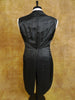 1950s 1960s Vintage Black Worsted Wool Evening Tailcoat 37