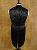 1940s 1950s Vintage Black Barathea Wool Evening Tailcoat 36R