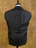 1970s 1980s Harrods London 100% Virgin Wool Black Dinner Suit 41S