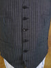 1978 Vintage Savile Row Bespoke Grey Stripe 3-Piece Suit 40R