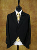 Antique Black Wool Morning Tailcoat Coat 38S