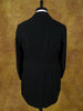 Antique Black Wool Morning Tailcoat Coat 38S