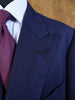 1993 Bespoke All Wool Royal Blue Stripe D/B Suit 44L