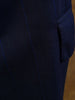 1993 Bespoke All Wool Royal Blue Stripe D/B Suit 44L