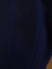 1993 Bespoke All Wool Royal Blue Stripe D/B Suit 44L