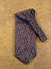 1950s 1960s Vintage Navy Paisley Pattern Cravat