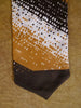 1960s Vintage Brown / Mustard Rayon Cravat