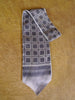 1950s 1960s Vintage Grey Patter Rayon Cravat