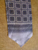 1950s 1960s Vintage Grey Patter Rayon Cravat