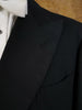 1950s Moss Bros Black Barathea Wool Evening Tailcoat 42S