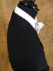 1950s Moss Bros Black Barathea Wool Evening Tailcoat 42S