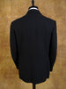 1940s 1950s Vintage Black Barathea Wool Dinner Jacket DJ 42S