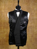 1940s 1950s Vintage Black Barathea Wool Dinner Jacket DJ 42S
