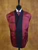 1991 Tommy Nutter Savile Row Full Bespoke 3-Piece D/B Navy Blue Suit 42