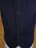 1991 Tommy Nutter Savile Row Full Bespoke 3-Piece D/B Navy Blue Suit 42