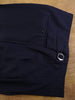1991 Tommy Nutter Savile Row Full Bespoke 3-Piece D/B Navy Blue Suit 42
