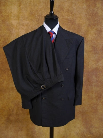 AUCTION 1991 Tommy Nutter Savile Row Full Bespoke 3-Piece Grey Suit 44