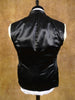 1960s Satin Shawl D/B Black Wool Dinner Suit DJ Jacket 36S