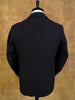 1930s 1940s S/B Peak Lapel Barathea Wool Dinner Jacket w/ silk linings 38S