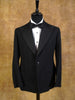 1938 Vintage S/B Peak Lapel Doeskin Finish Black Dinner Jacket 38R
