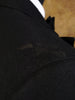 1938 Vintage S/B Peak Lapel Doeskin Finish Black Dinner Jacket 38R