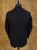 1930s 1940s Vintage Black Barathea Wool Dinner Jacket w/ Silk Linings 38S