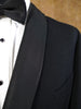 1950s Simpson Piccadilly Black D/B Dinner Jacket w/ Shawl Collar 40R