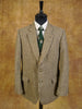 1980s Vintage Brown Houndstooth Harris Tweed Jacket 42S