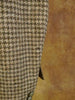 1980s Vintage Brown Houndstooth Harris Tweed Jacket 42S
