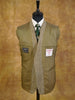1980s Vintage Brown Houndstooth Harris Tweed Jacket 42S