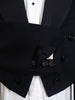 1950s Vintage Savile Row Bespoke Midnight Blue Evening Tailcoat 38S
