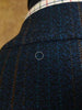 1972 Bespoke Heavyweight Dark Blue Wool Twist Suit 44R