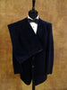 1970s Vintage Navy Blue Velvet Evening Suit 38R