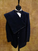 1970s Vintage Navy Blue Velvet Evening Suit 38R
