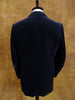 1970s Vintage Navy Blue Velvet Evening Suit 38R