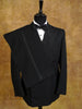 1950s 1960s Vintage Black Barathea Wool D/B Dinner Suit 38R