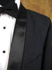 1960s Vintage Black Mohair Dinner Suit Jacket 40S