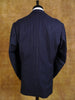 1976 Savile Row Bespoke Navy Blue Rope Stripe Suit Jacket / Blazer 44L