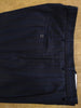 1980s DAKS Jermyn Street Pure New Wool Navy Blue w/ Rope Stripe Suit 42S